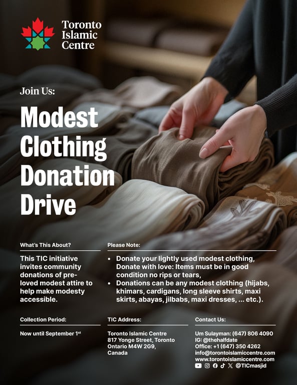 Modest Clothing Donation Drive